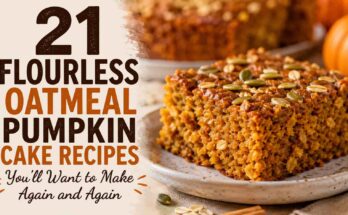 Flourless Oatmeal Pumpkin Cake