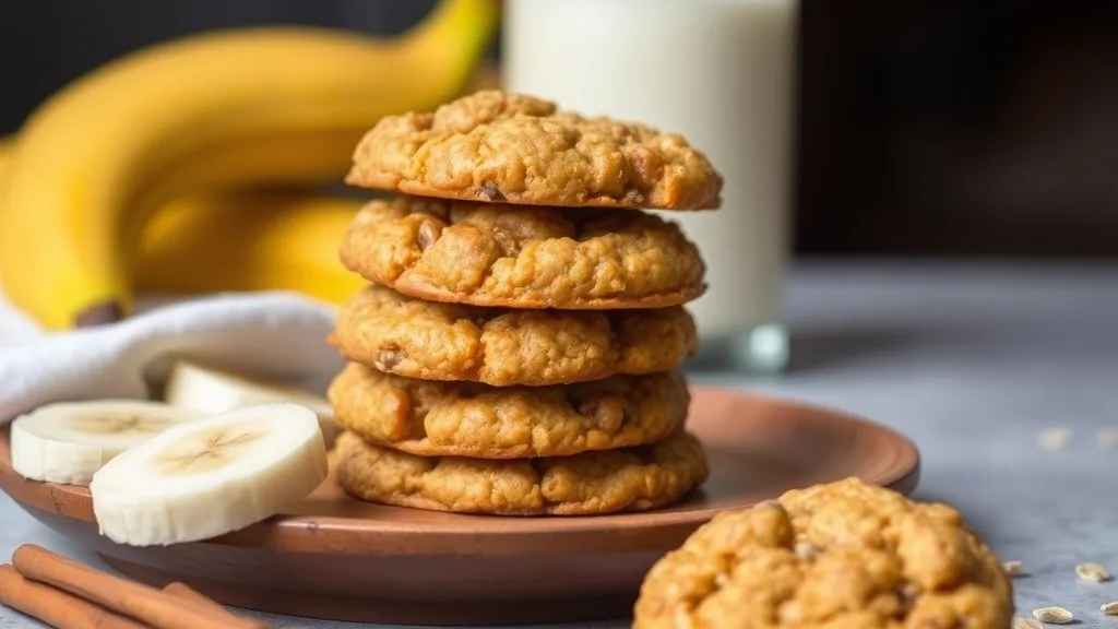 Healthy Oatmeal Pumpkin Cookies Flourless
