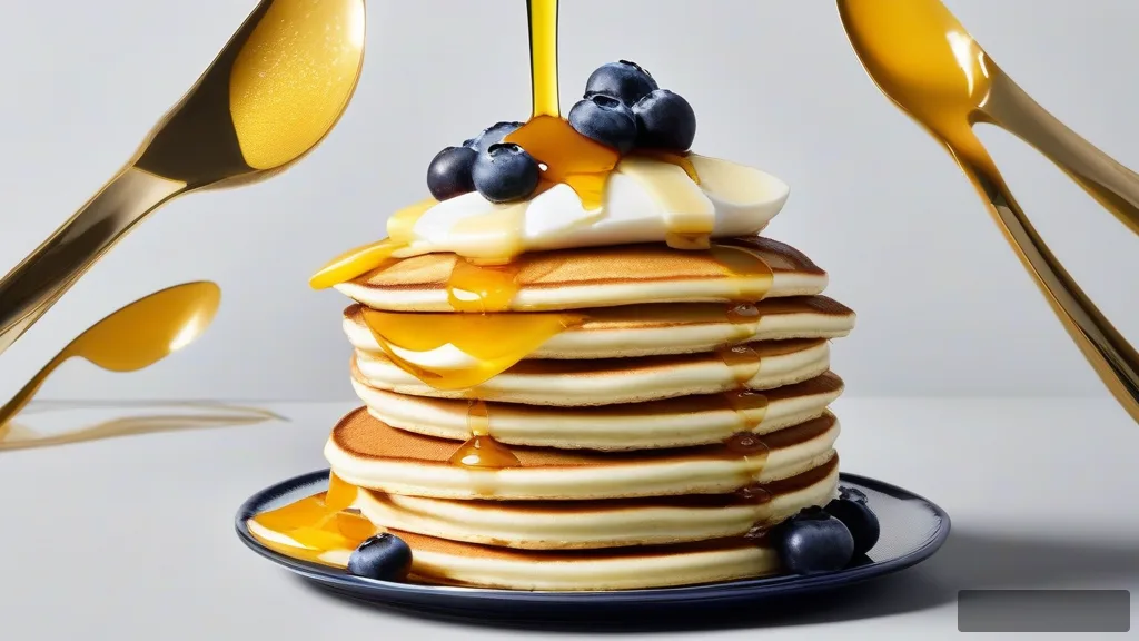 Blueberry Banana Oatmeal Pancakes