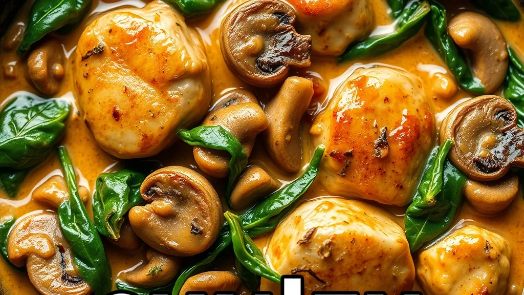 Chicken and Mushroom Dinner Recipe 