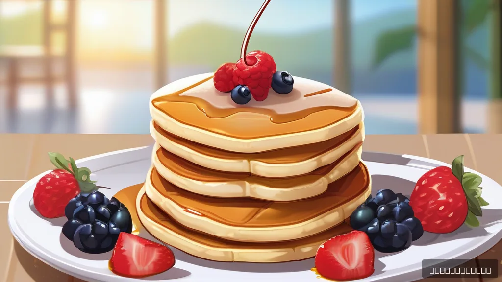 Blueberry Banana Oatmeal Pancakes
