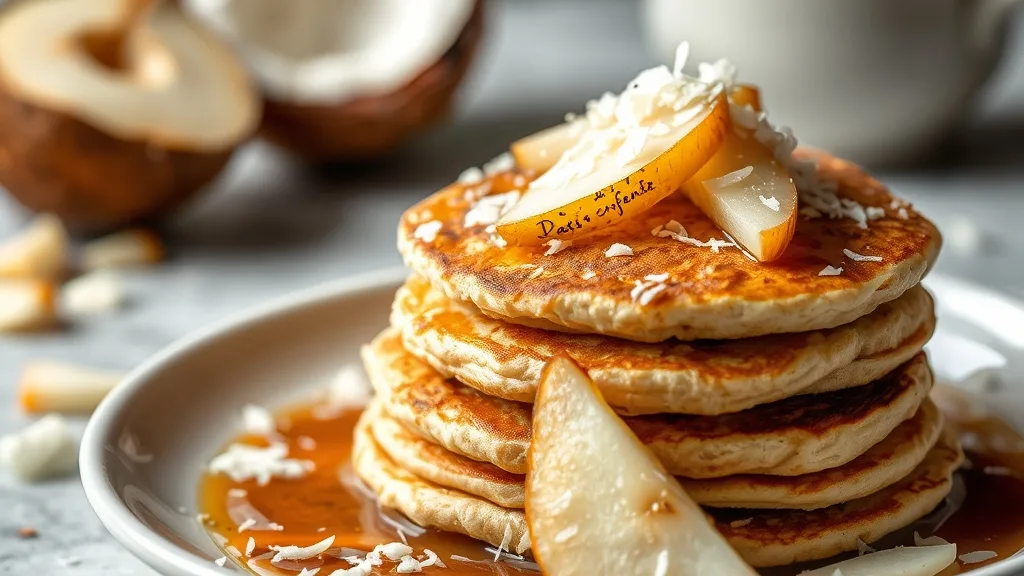 Oatmeal Pear Pancakes