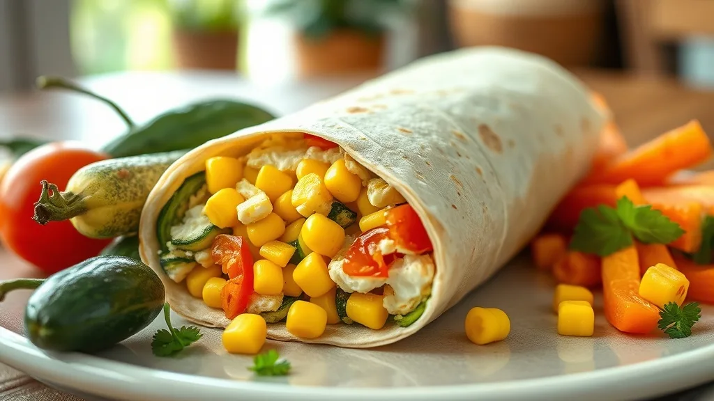 Vegetarian Breakfast Burrito