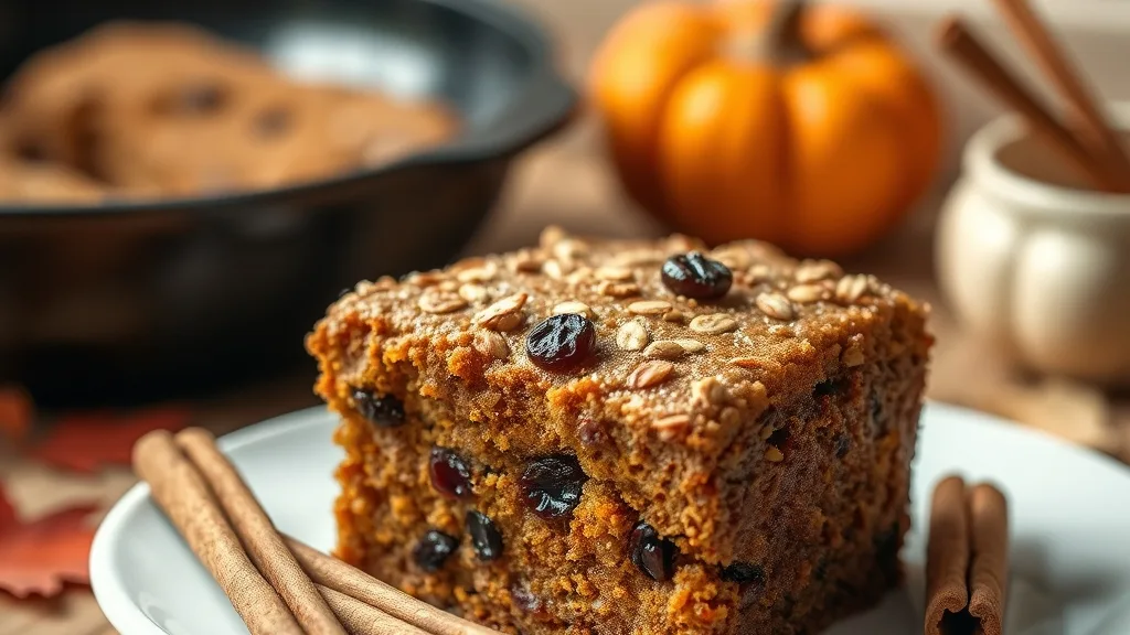 Flourless Oatmeal Pumpkin Cake