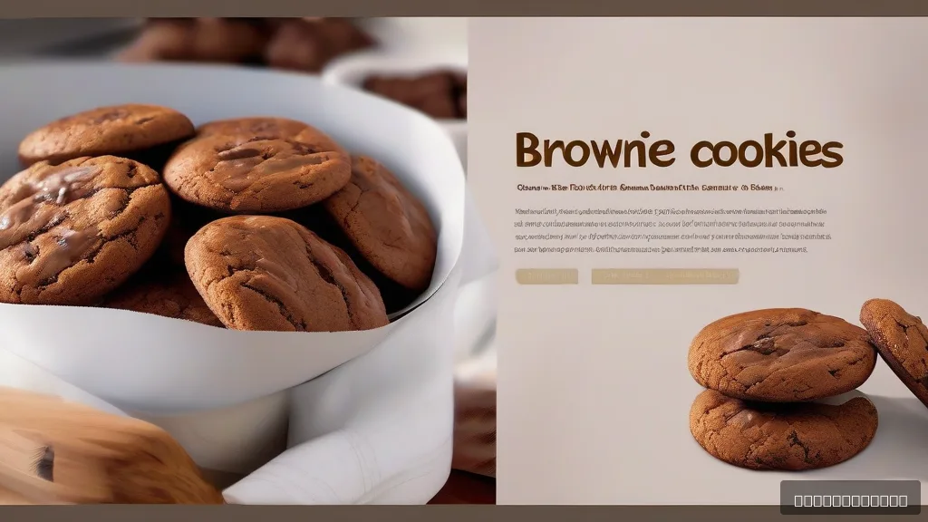 Easy Healthy Brownie Cookies