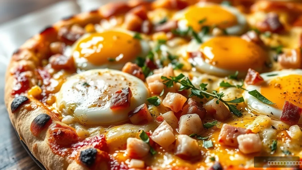 Healthy Breakfast Pizza Bake
