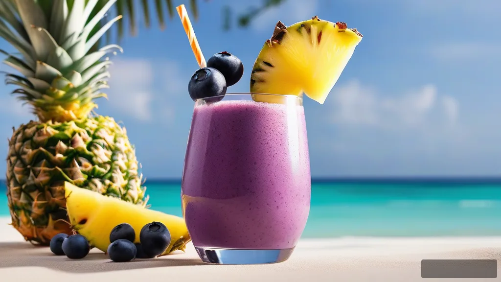 Frozen Blueberry Smoothie Recipe