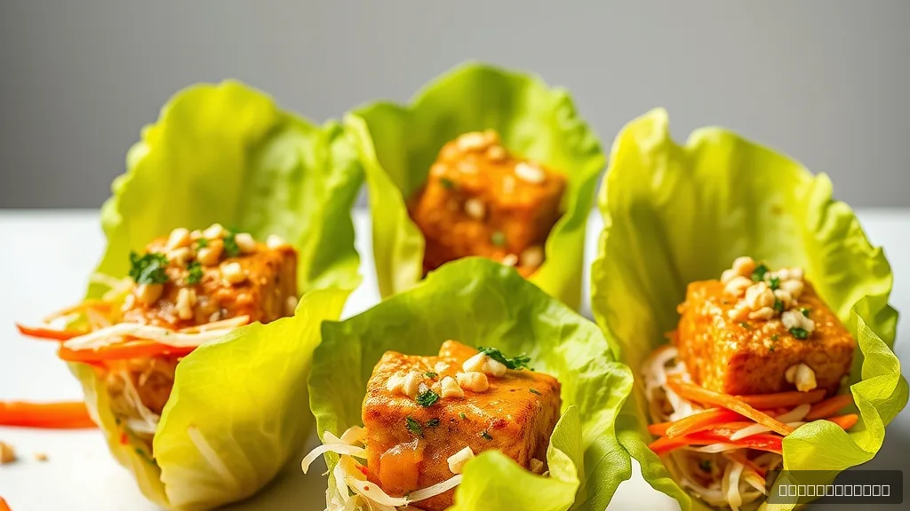 high protein low carb lunch lettuce wraps 