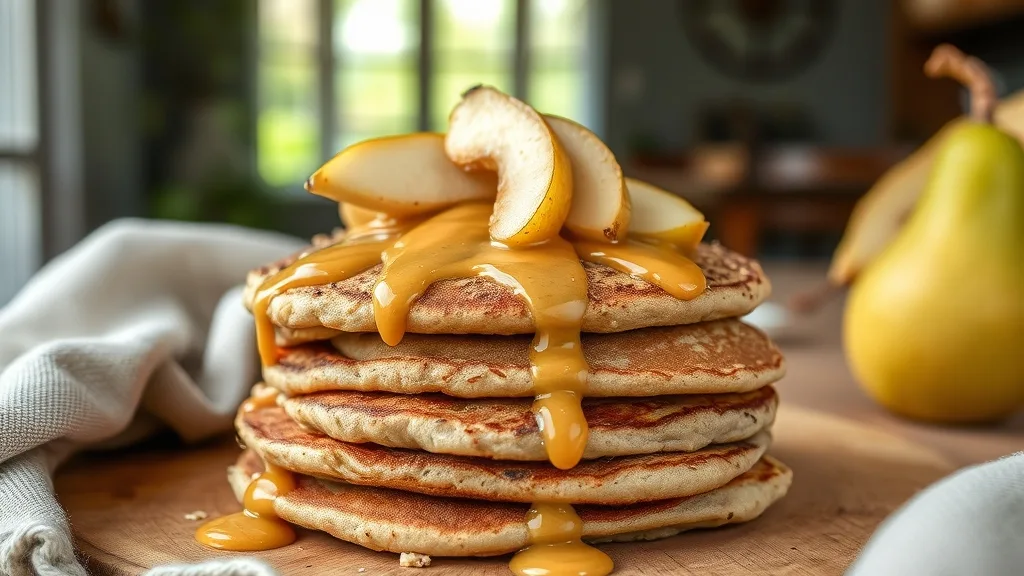 Oatmeal Pear Pancakes