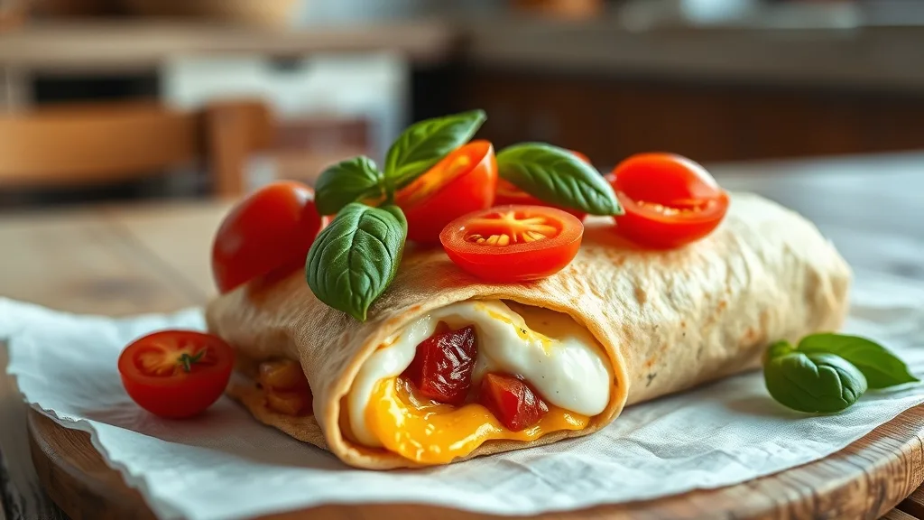 Vegetarian Breakfast Burrito