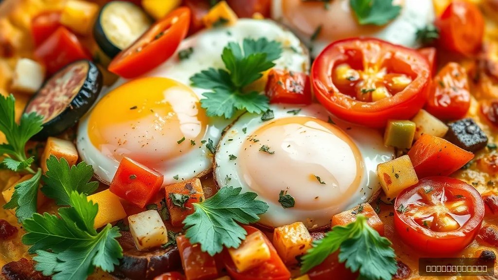 Healthy Breakfast Pizza Bake