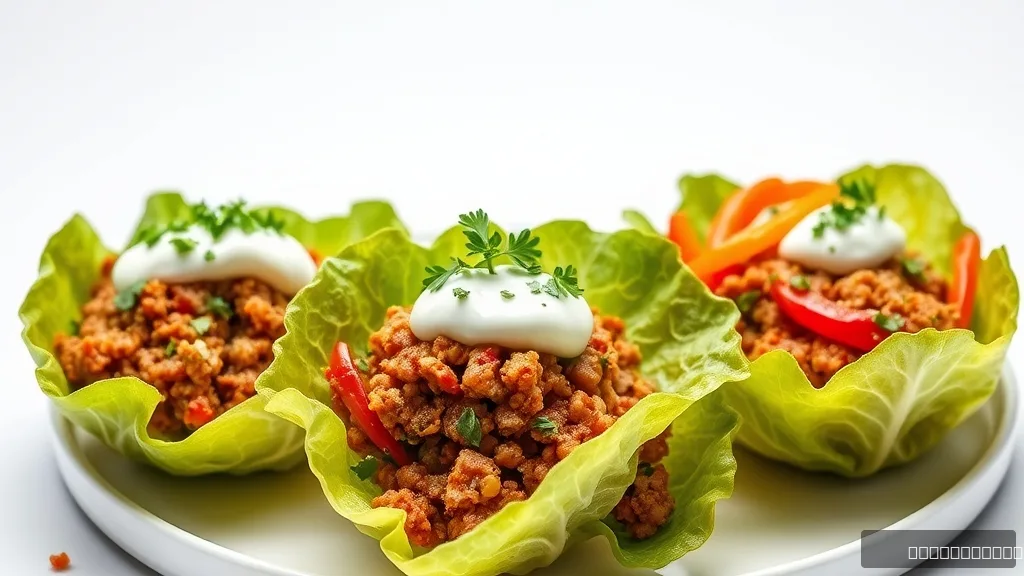 high protein low carb lunch lettuce wraps 