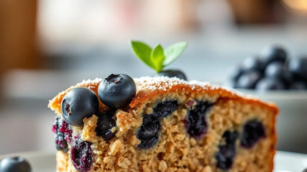 Flourless Oatmeal Berry Cake
