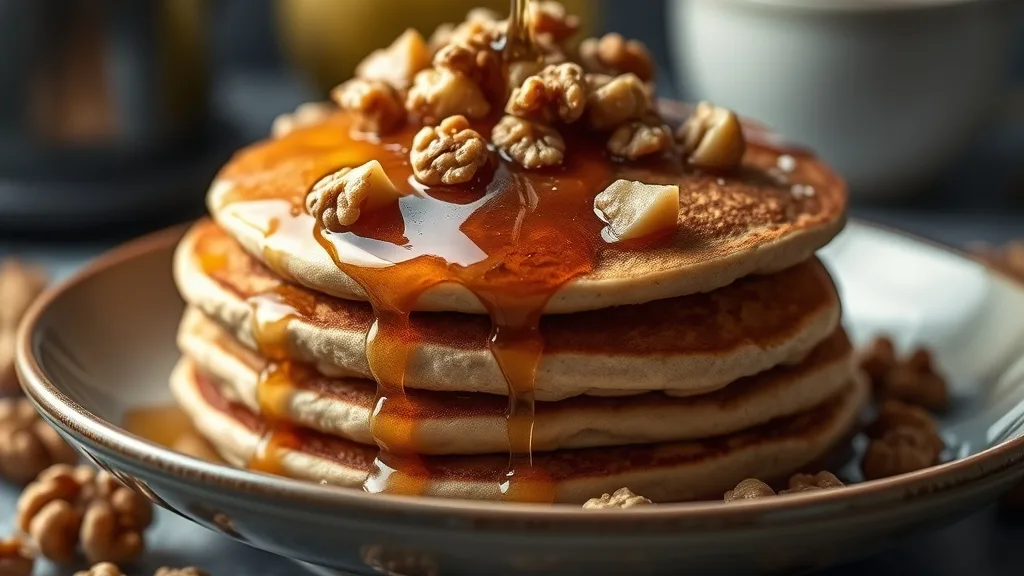 Oatmeal Pear Pancakes