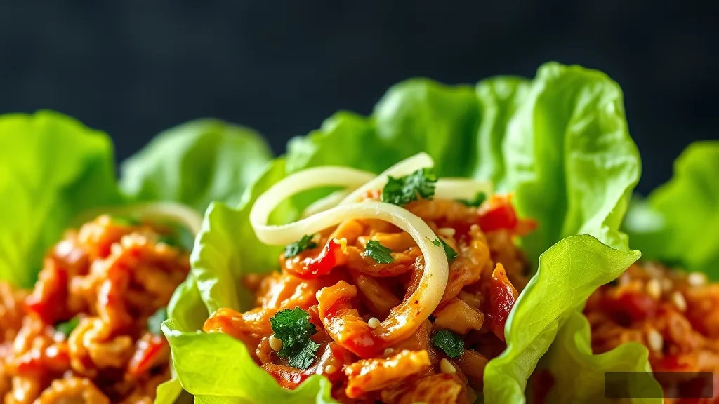 high protein low carb lunch lettuce wraps 