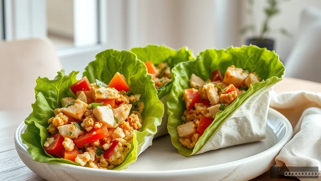 high protein low carb lunch lettuce wraps 
