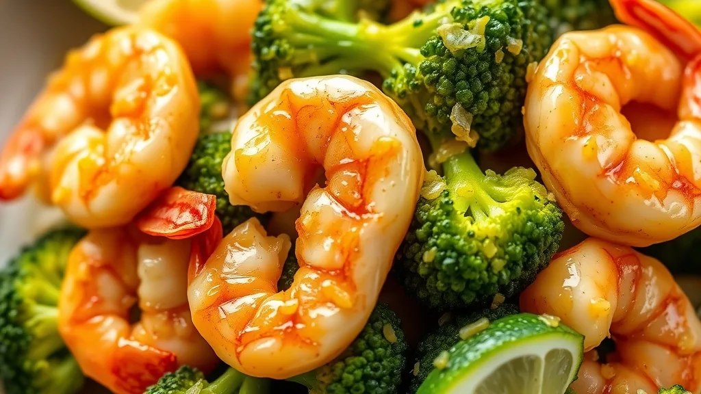 Keto Garlic Shrimp with Broccoli 