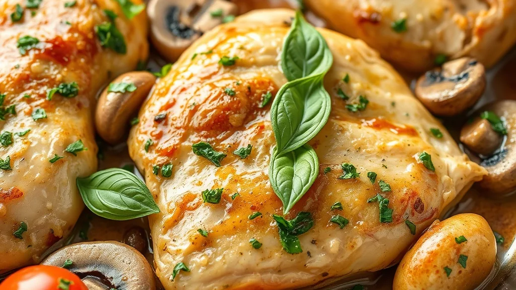 Chicken and Mushroom Dinner Recipe 