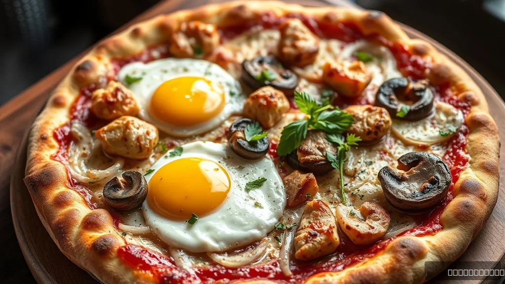 Healthy Breakfast Pizza Bake