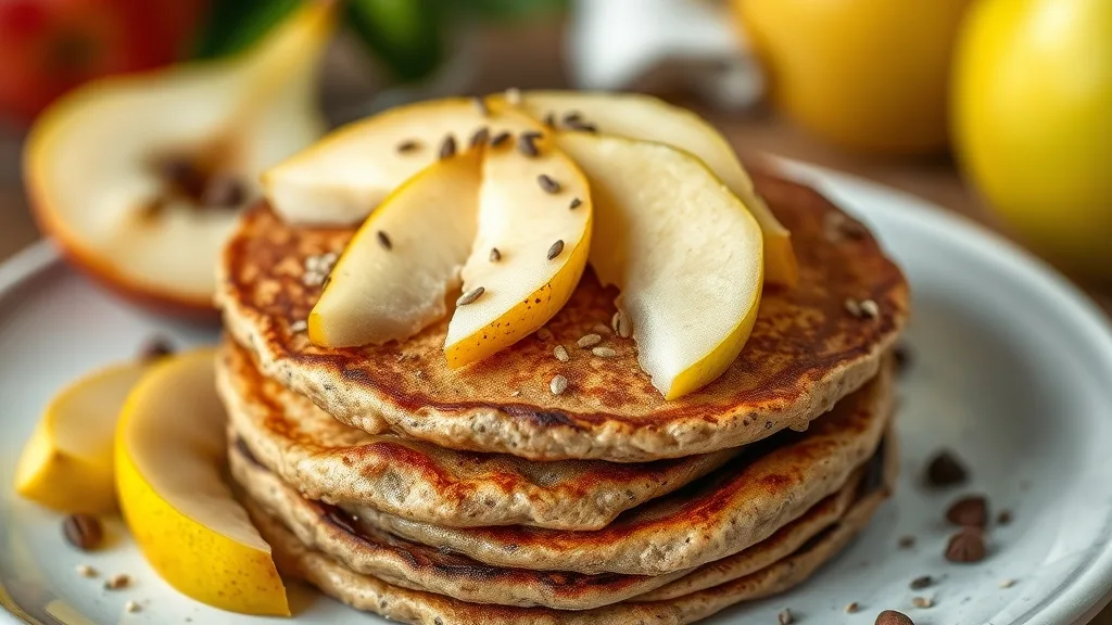 Oatmeal Pear Pancakes
