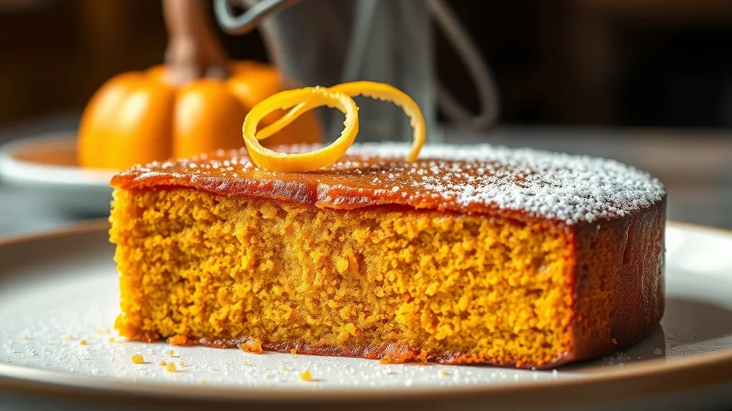 Flourless Oatmeal Pumpkin Cake