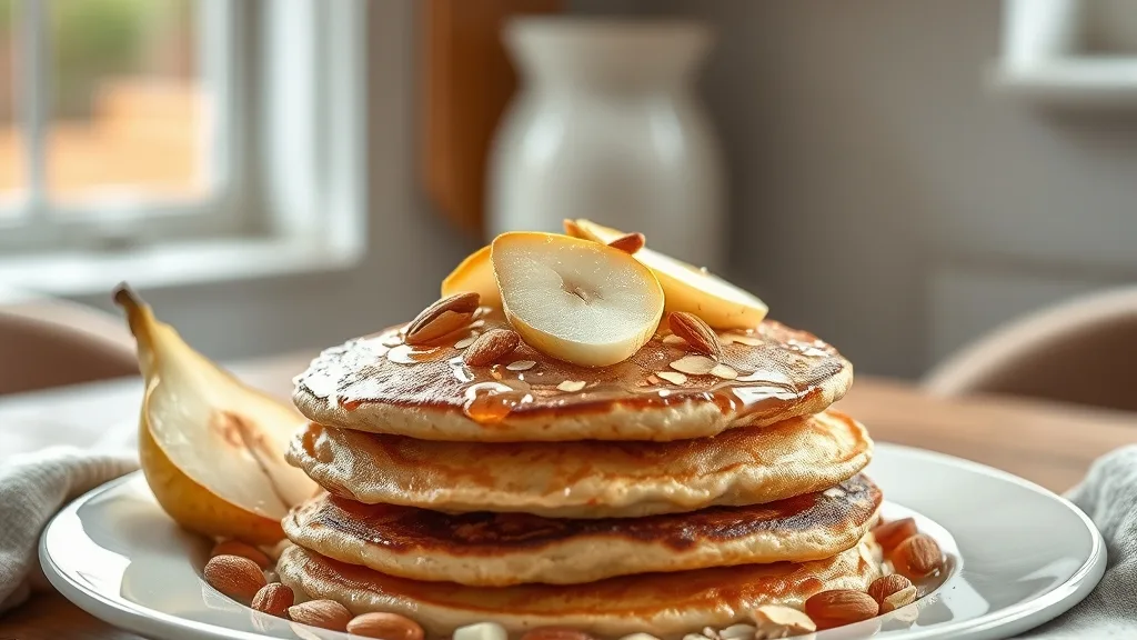 Oatmeal Pear Pancakes