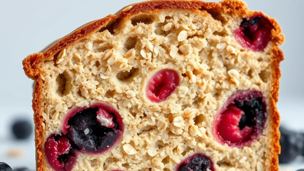 Flourless Oatmeal Berry Cake