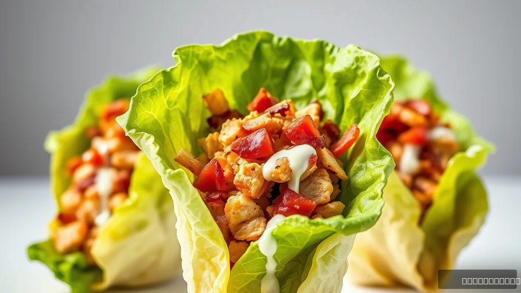 high protein low carb lunch lettuce wraps 