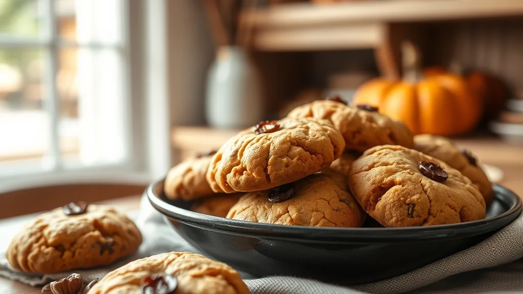 Healthy Oatmeal Pumpkin Cookies Flourless