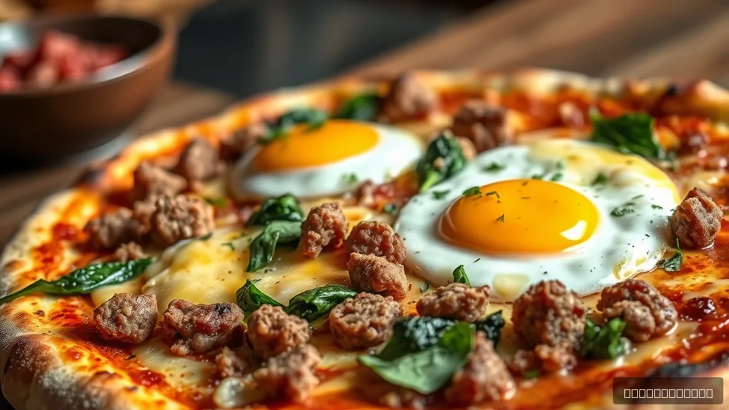 Healthy Breakfast Pizza Bake