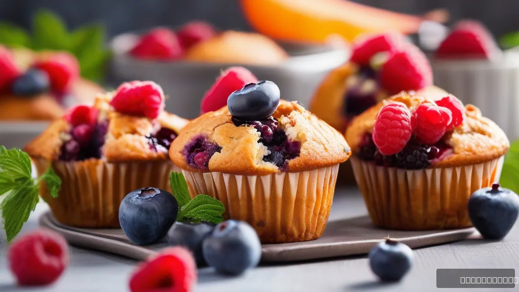 Healthy Carrot Cake Muffins