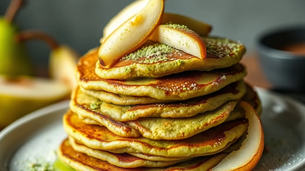 Oatmeal Pear Pancakes
