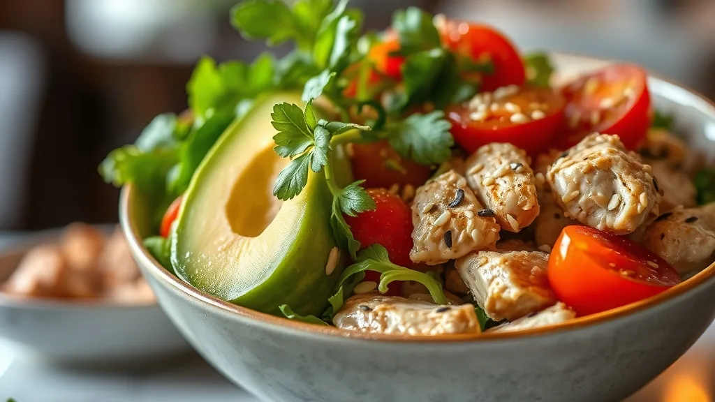  Tomato Avocado Chicken Salad