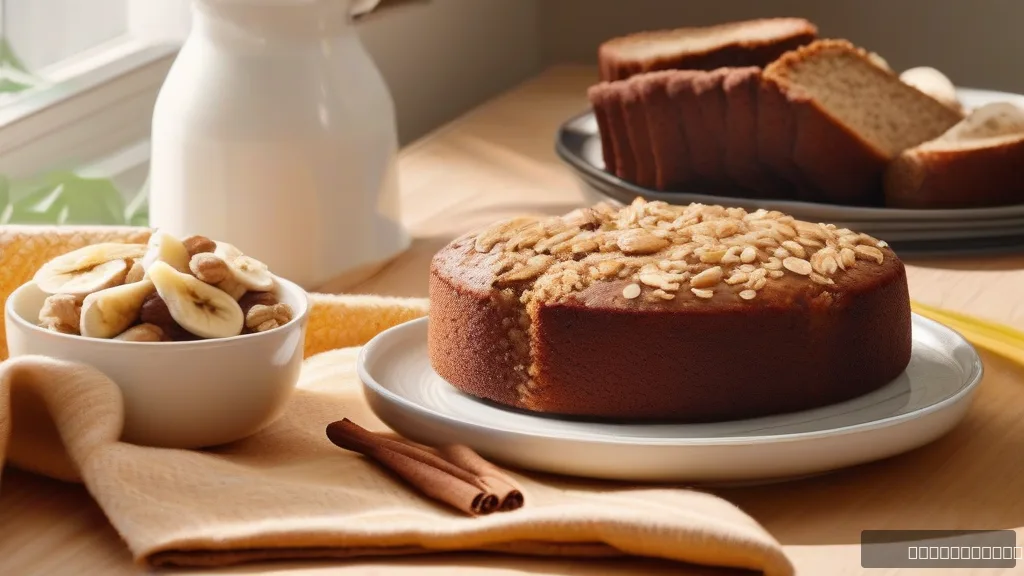 Healthy Breakfast Oatmeal Yogurt Cake