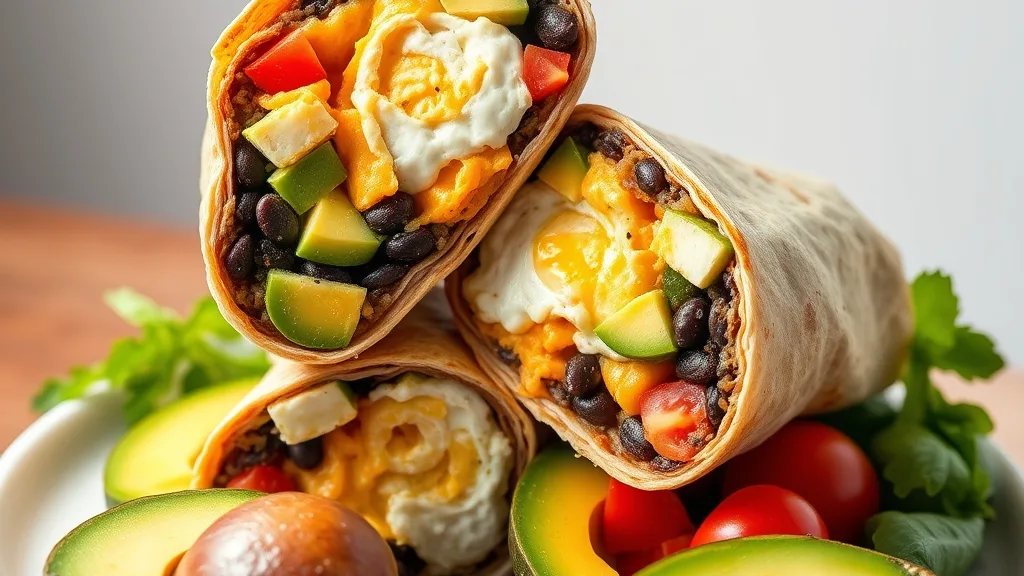 Vegetarian Breakfast Burrito
