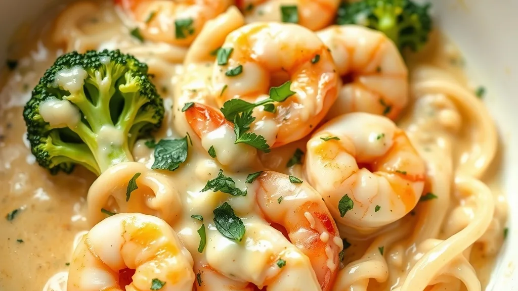 Keto Garlic Shrimp with Broccoli 