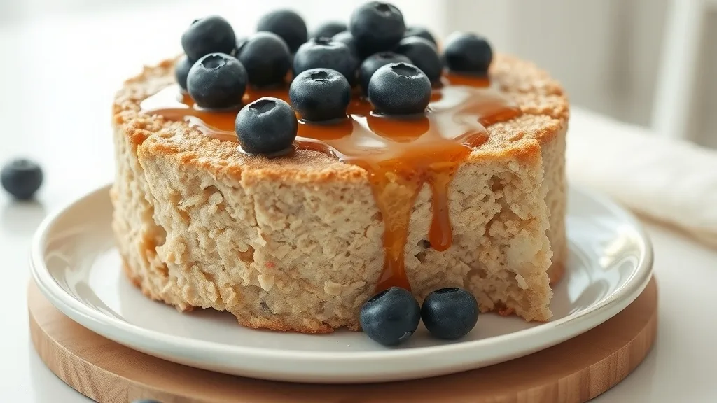 Flourless Oatmeal Berry Cake