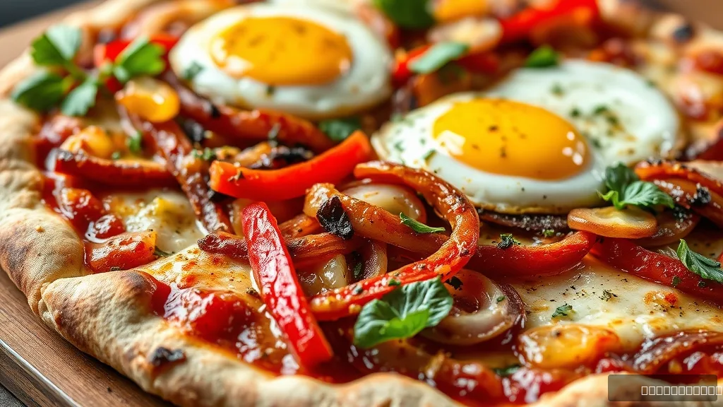 Healthy Breakfast Pizza Bake