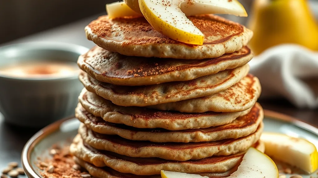 Oatmeal Pear Pancakes