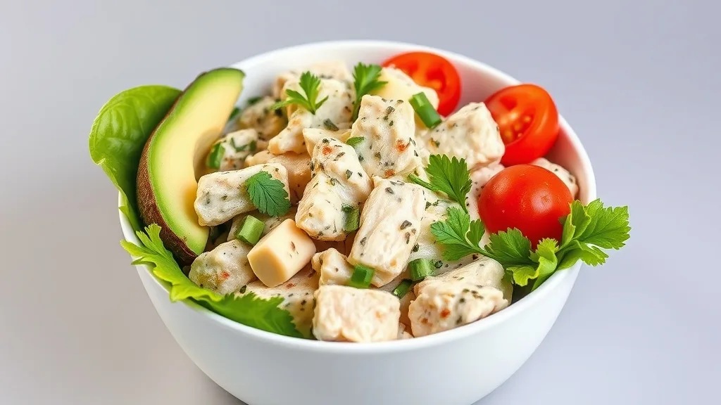 Tomato Avocado Chicken Salad