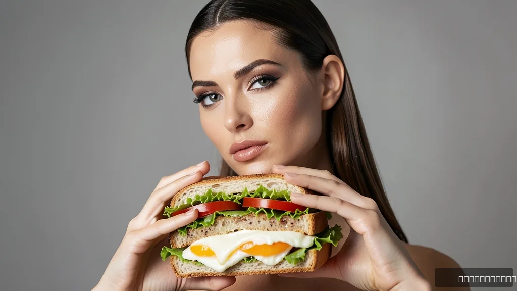 Hard Boiled Egg Sandwich