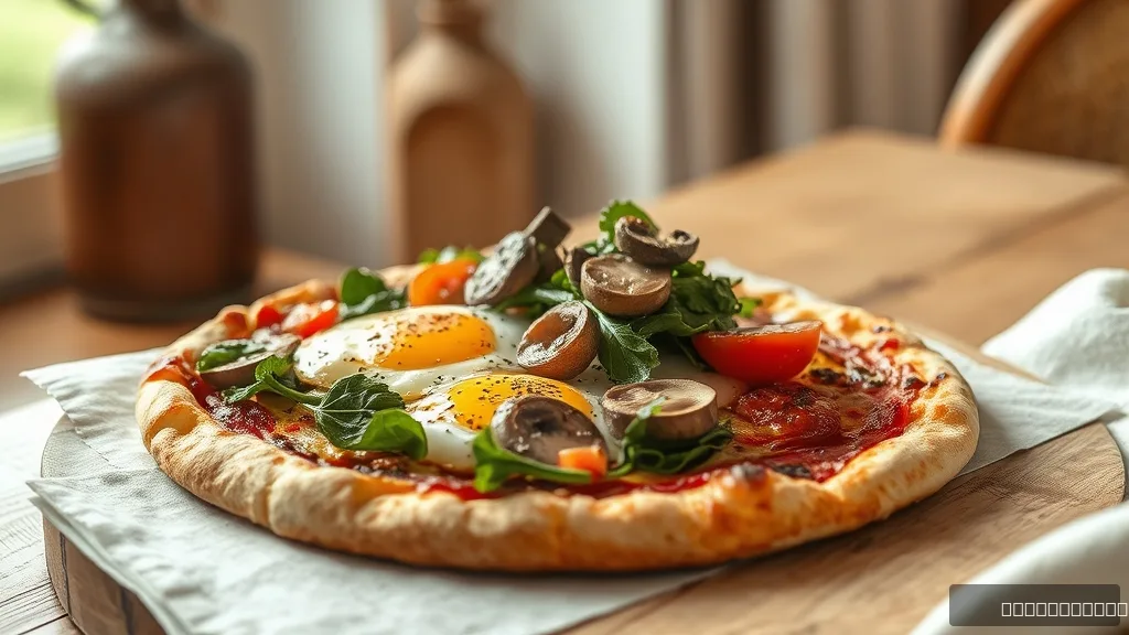 Healthy Breakfast Pizza Bake