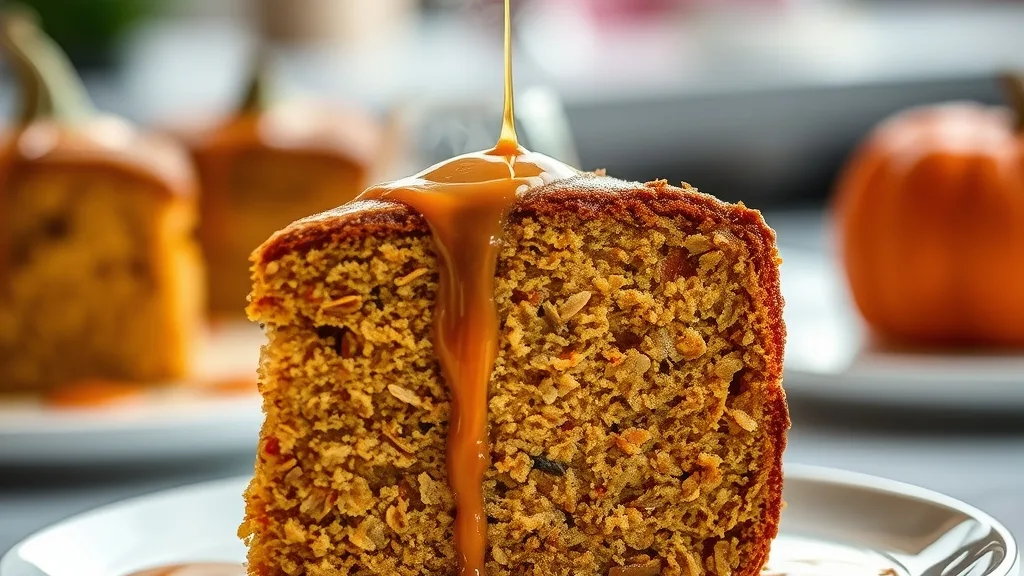 Flourless Oatmeal Pumpkin Cake