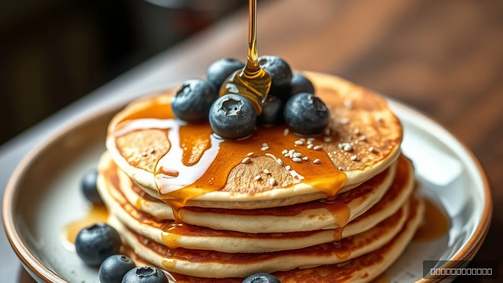 Blueberry Banana Oatmeal Pancakes