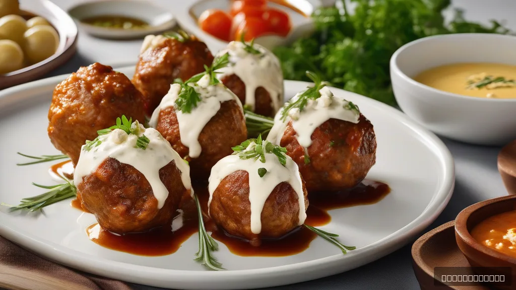 Feta Black Bean Meatballs