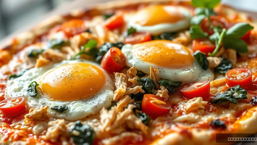 Healthy Breakfast Pizza Bake