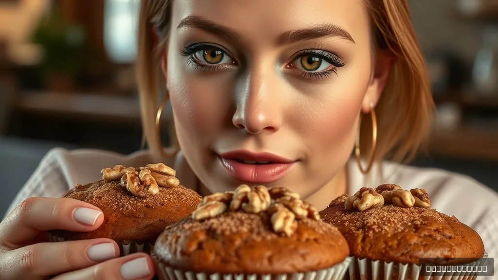 Healthy Carrot Cake Muffins
