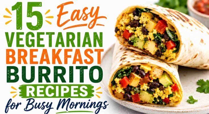 Vegetarian Breakfast Burrito