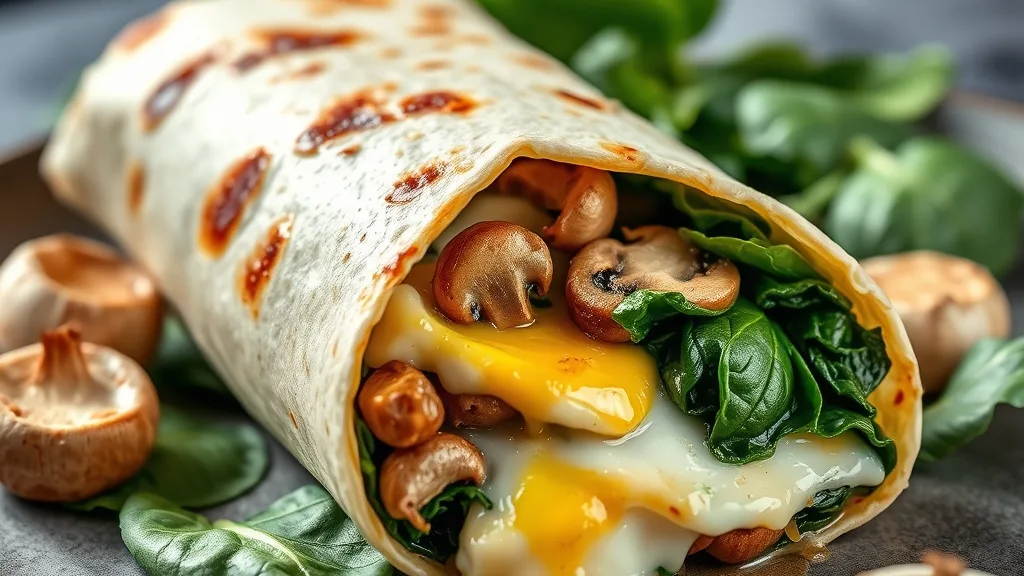 Vegetarian Breakfast Burrito