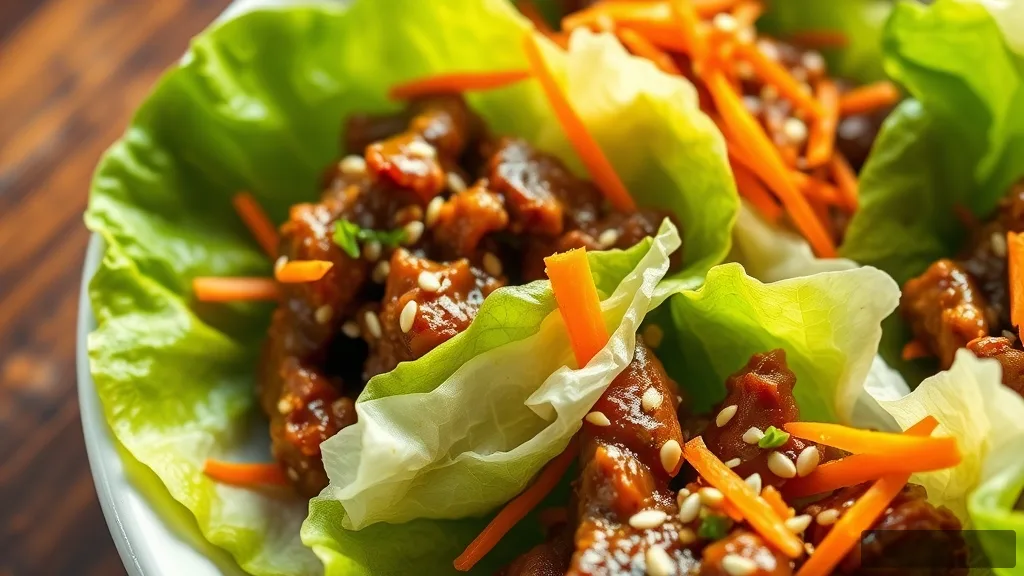 high protein low carb lunch lettuce wraps 